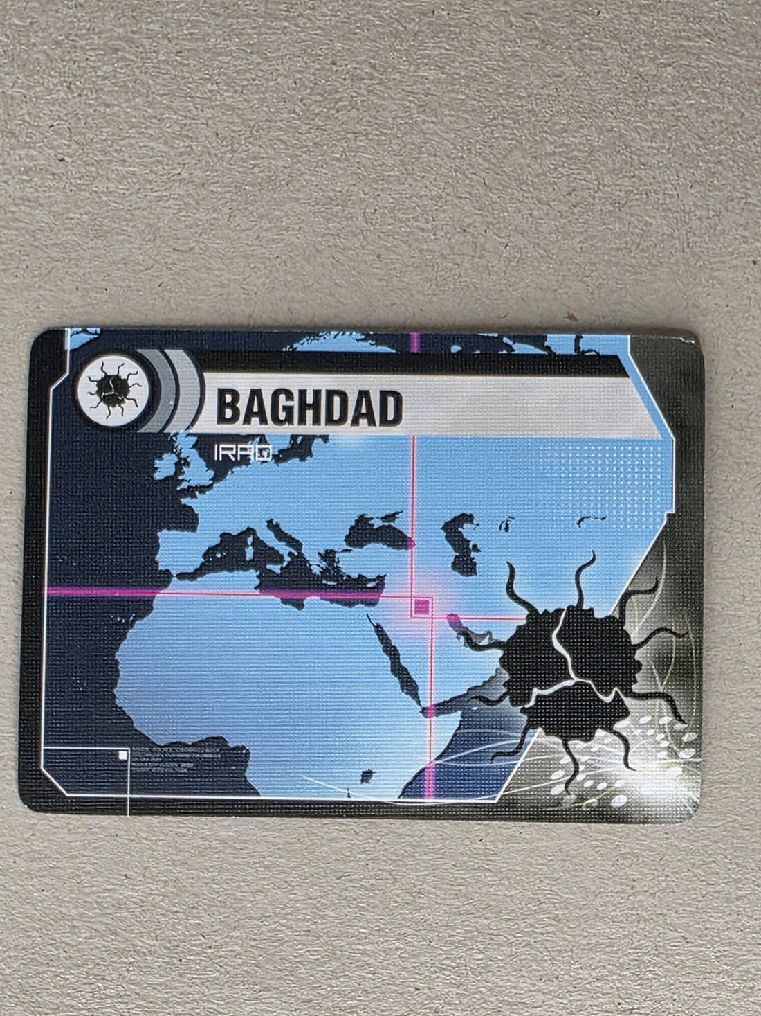Pandemic Baghdad Infection Card Replacement