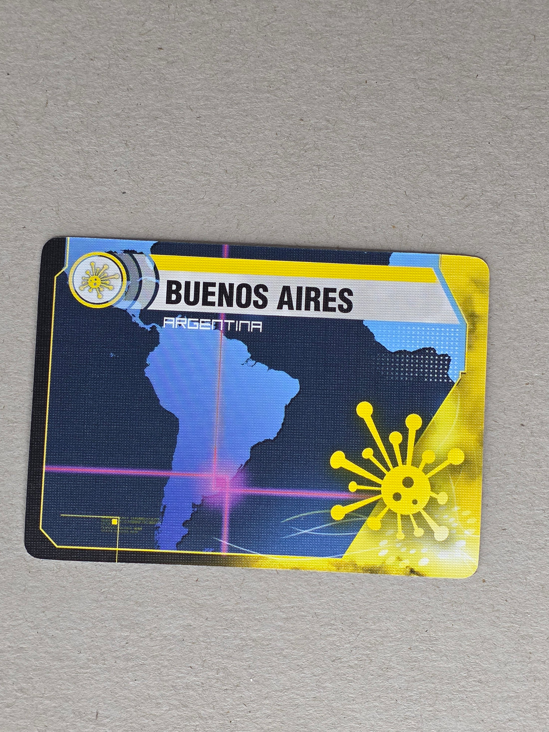 Pandemic Buenos Aires Infection Card Replacement