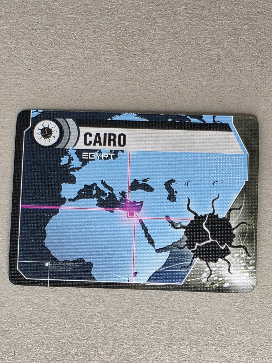 Pandemic Cairo Infection Card Replacement