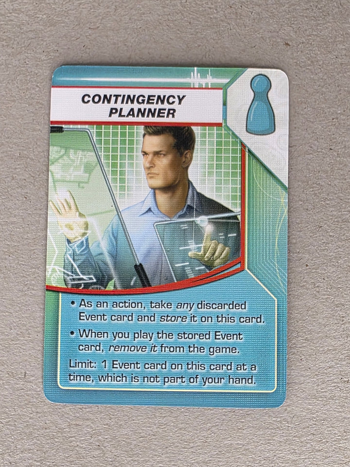 Pandemic Contingency Planner Player Role Card Replacement