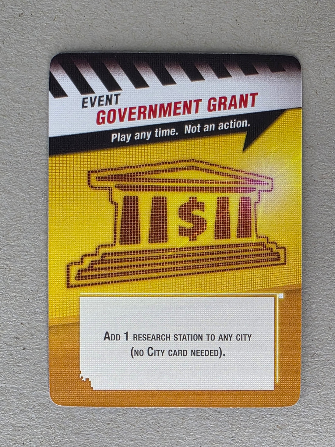 Pandemic Government Grant Player Event Card Replacement