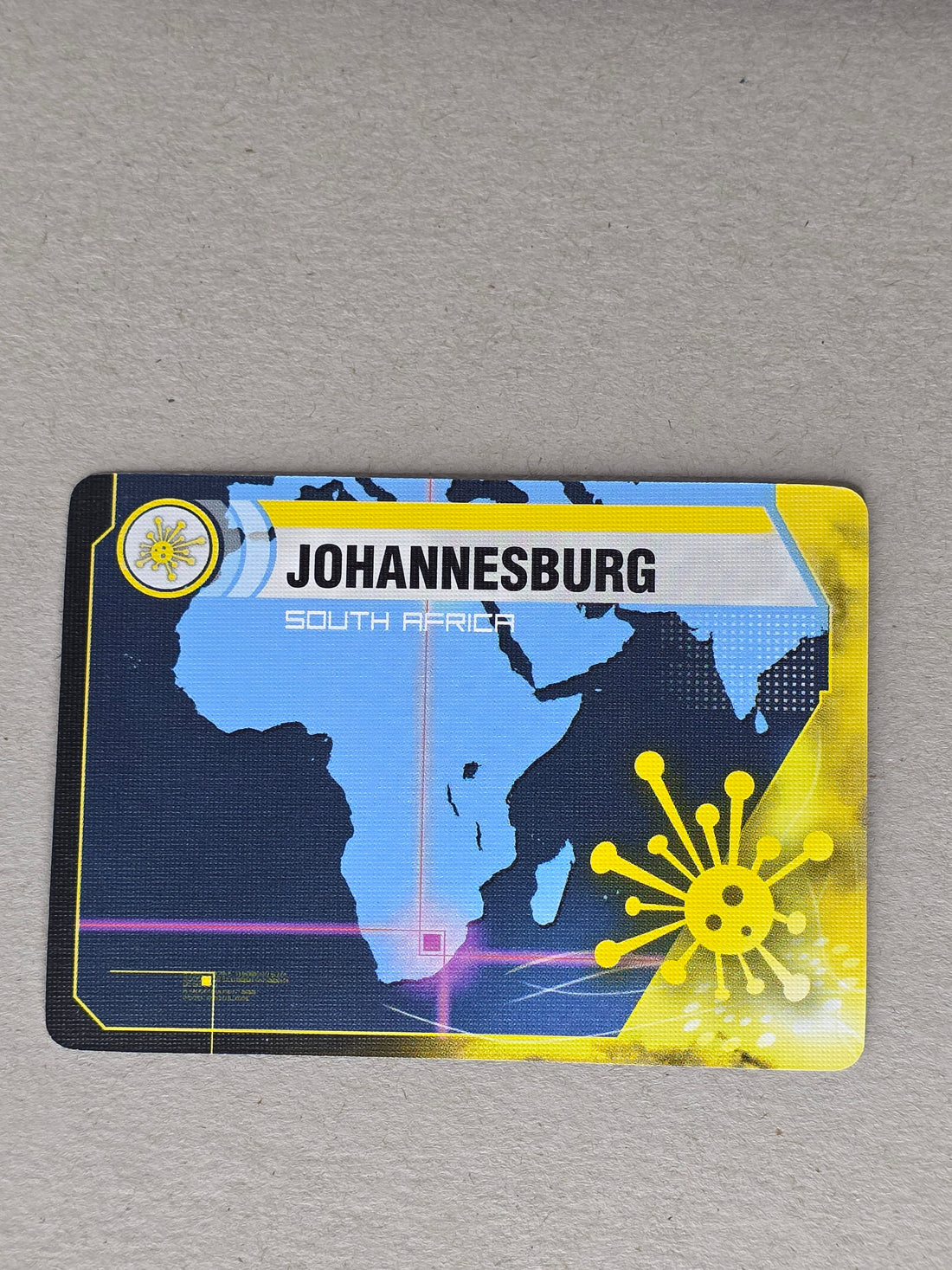 Pandemic Johannesburg Infection Card Replacement
