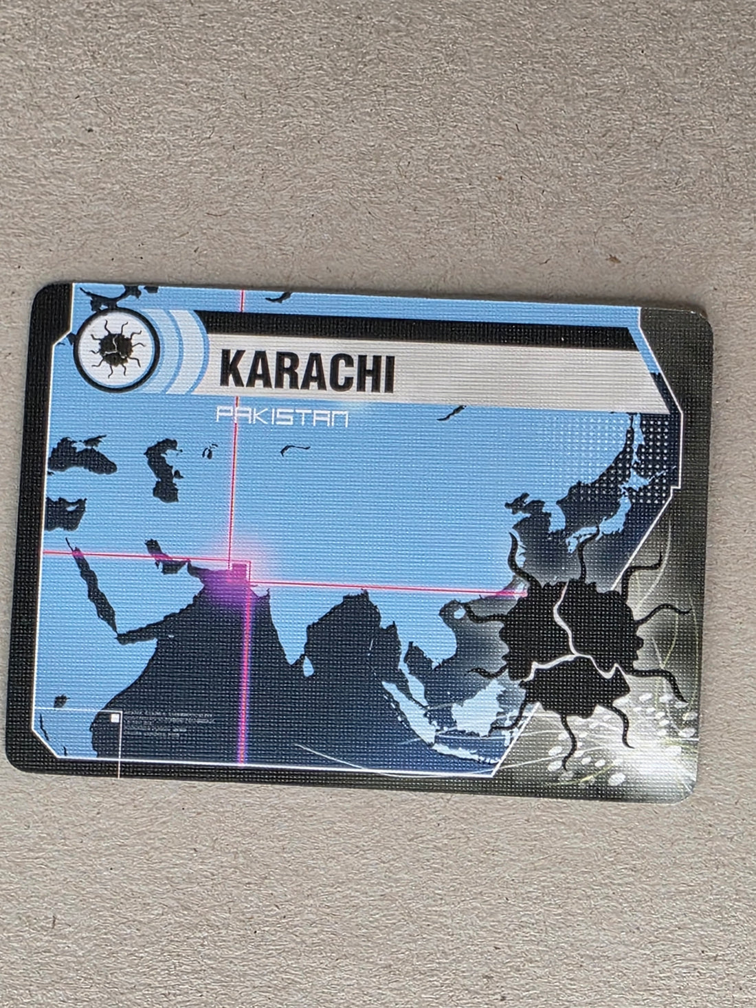 Pandemic Karachi Infection Card Replacement