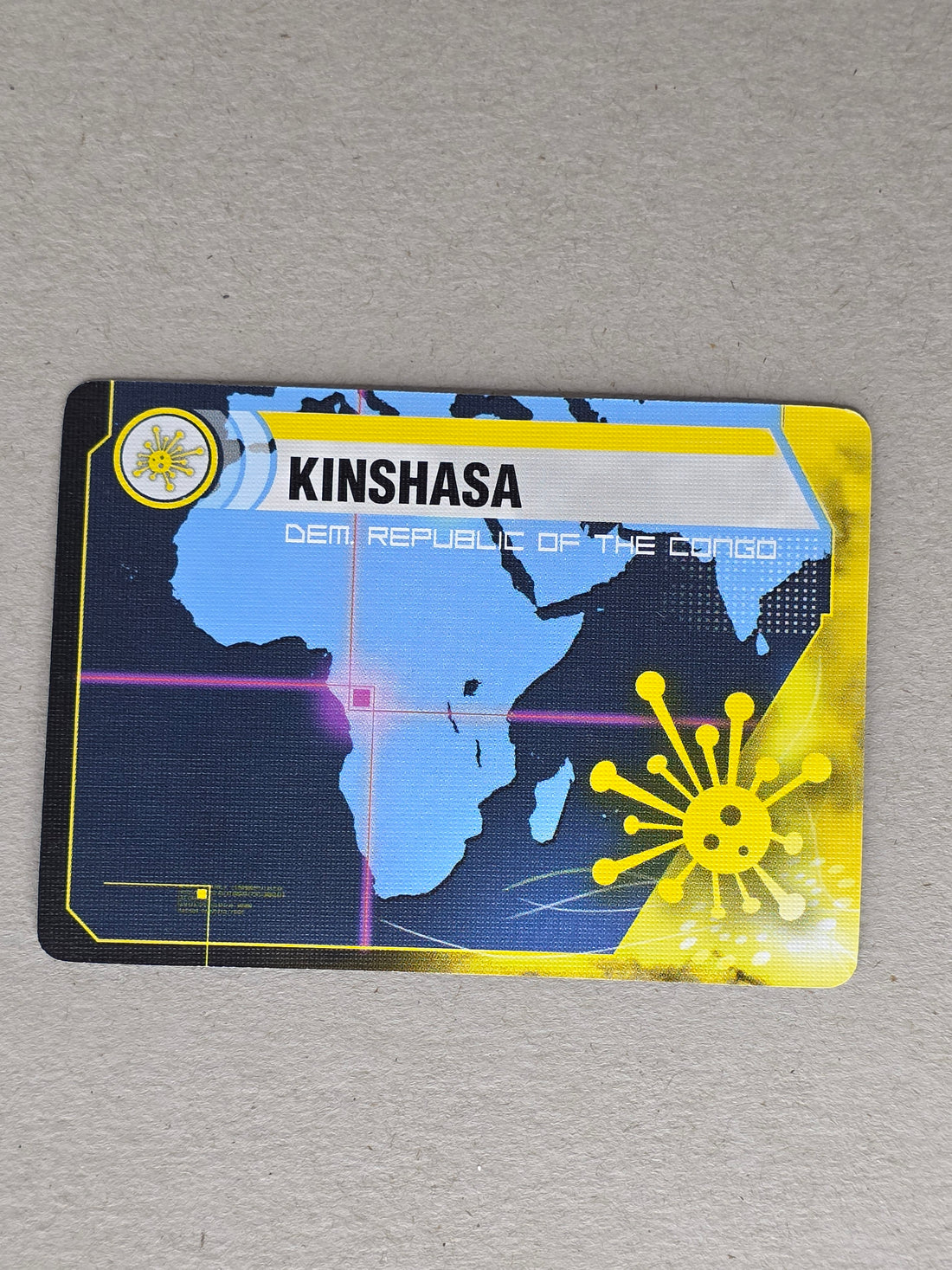 Pandemic Kinshasa Infection Card Replacement
