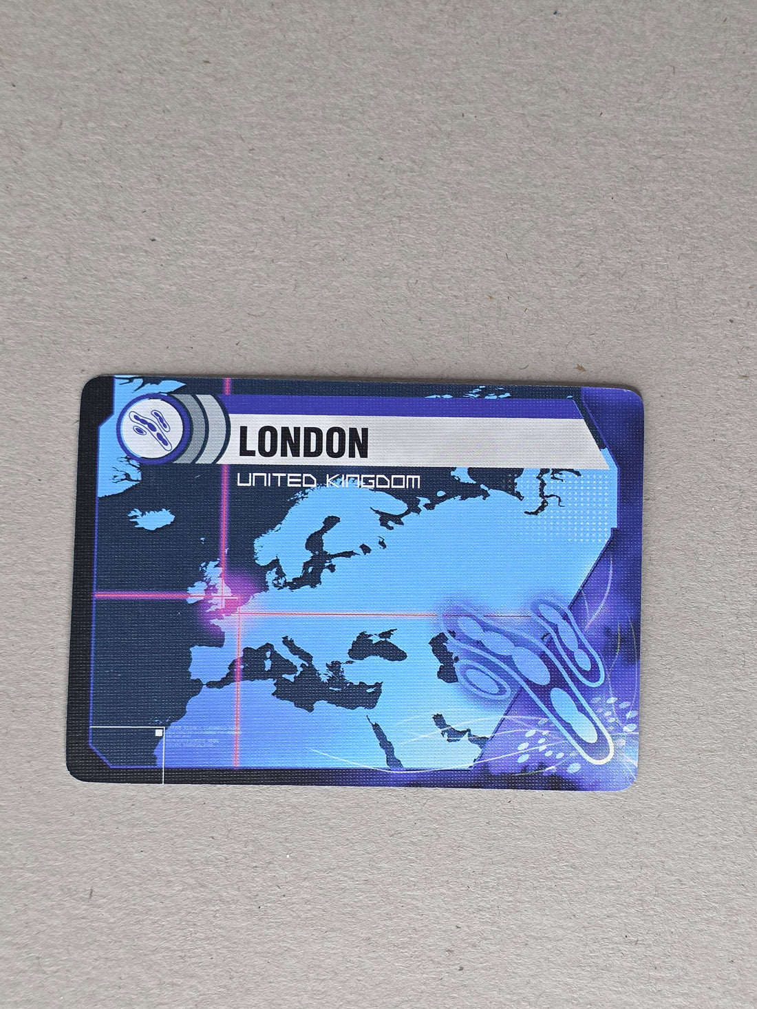 Pandemic London Infection Card Replacement