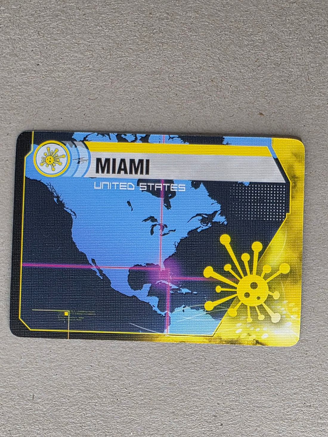 Pandemic Miami Infection Card Replacement
