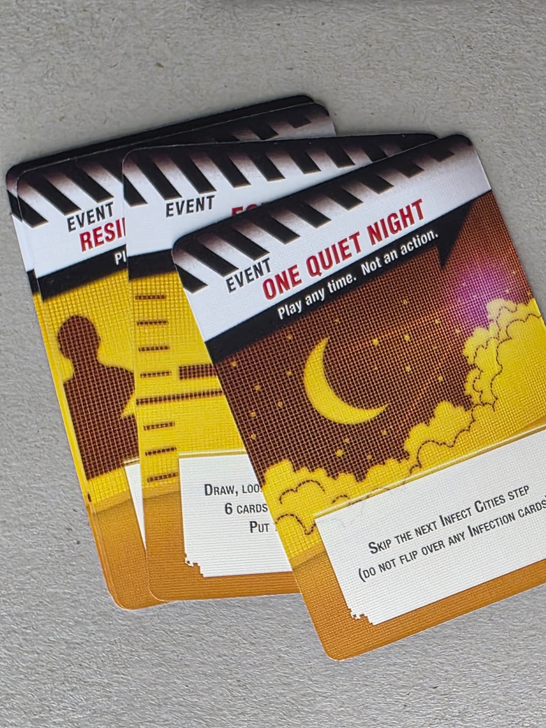 Pandemic Player Event Card Replacements