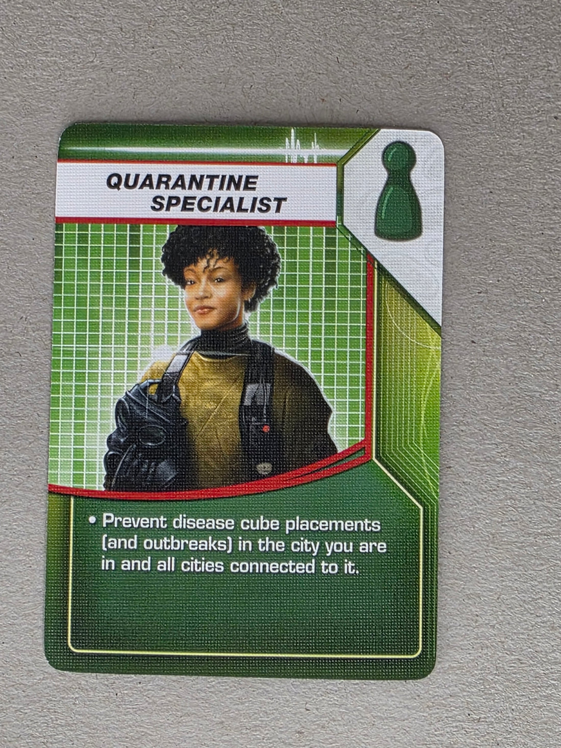 Pandemic Quarantine Specialist Player Role Card Replacement