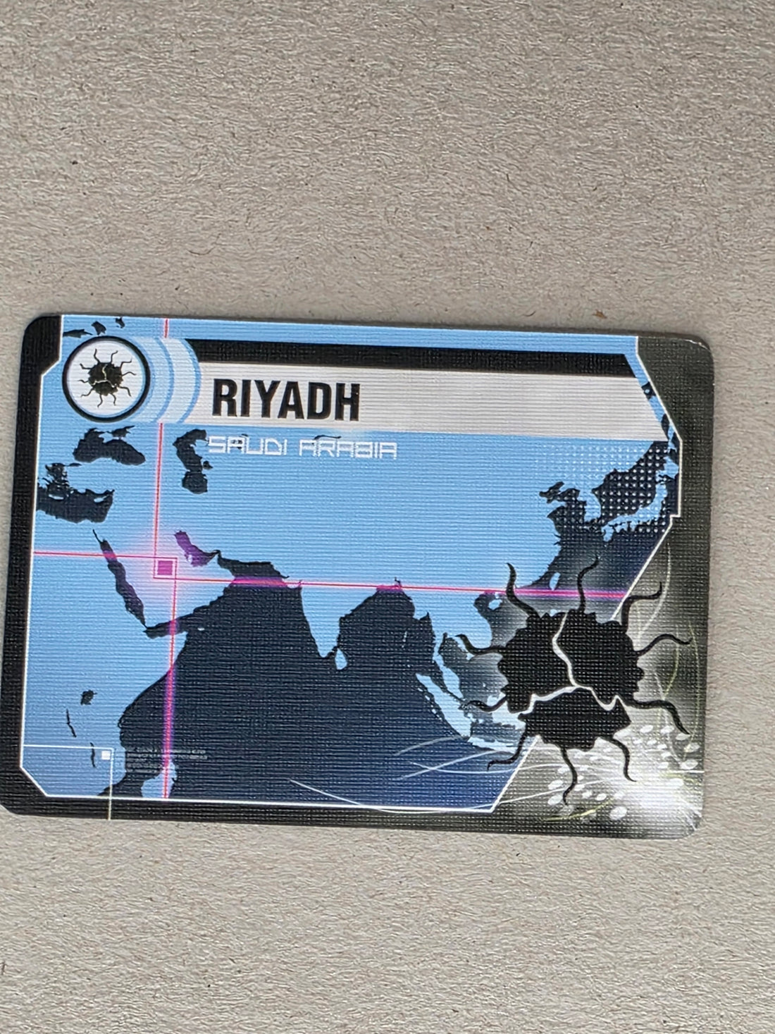 Pandemic Riyadh Infection Card Replacement