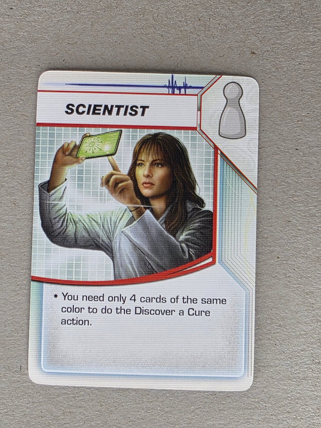 Pandemic Scientist Player Role Card Replacement