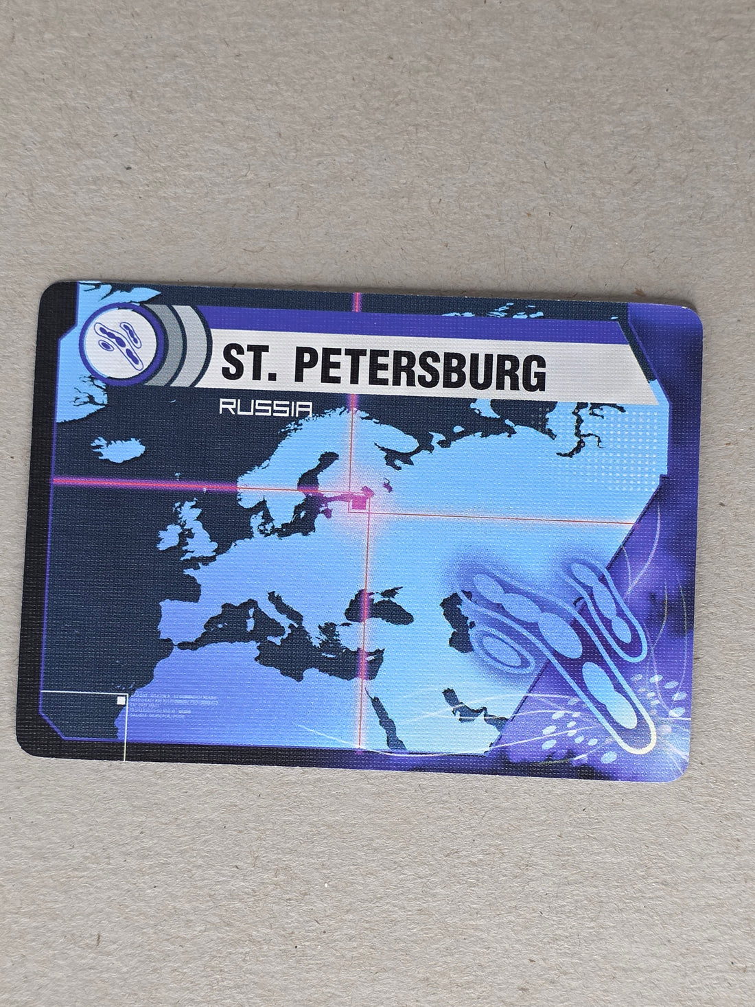 Pandemic St Petersburg Infection Card Replacement