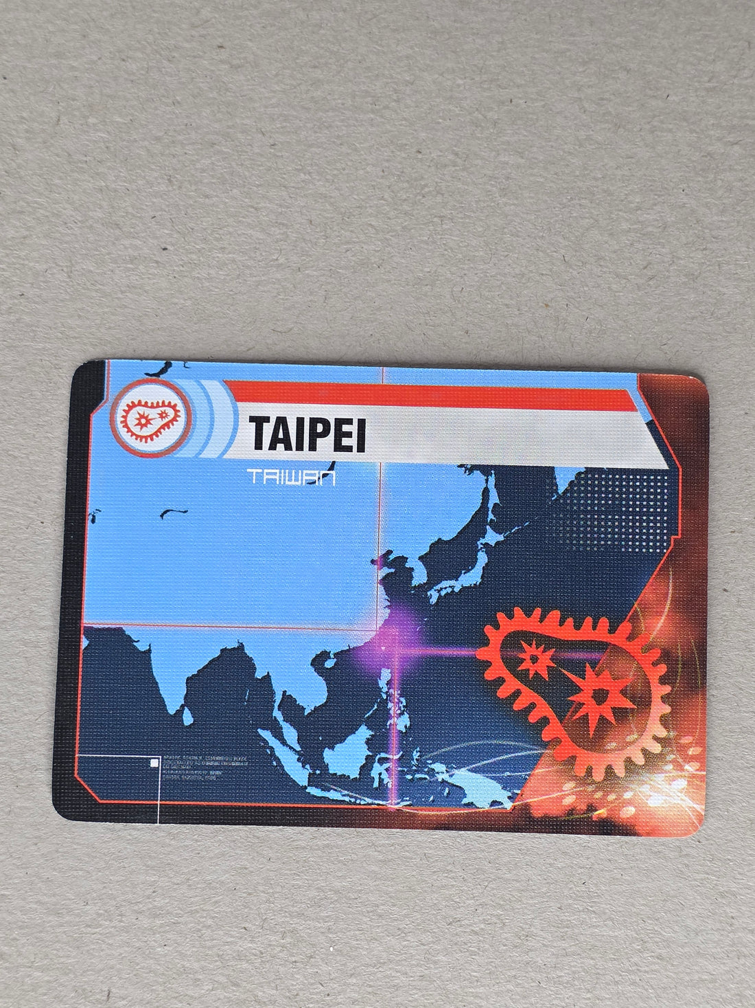 Pandemic Taipei Infection Card Replacement