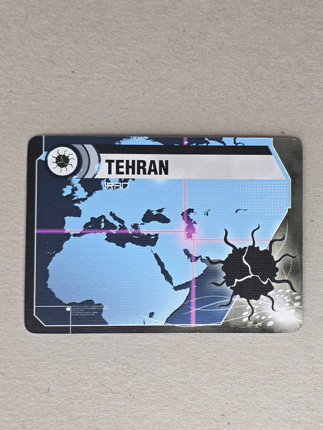 Pandemic Tehran Infection Card Replacement