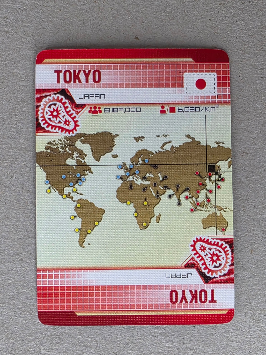 Pandemic Tokyo Player City Card Replacements