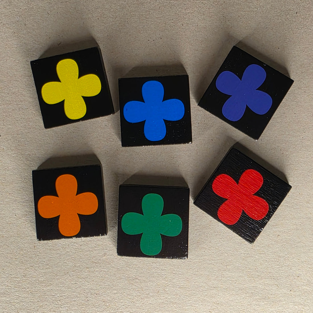 Qwirkle Replacement Single Tile Clover All Colors