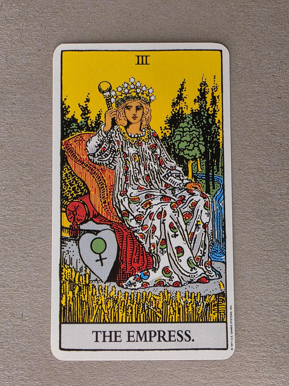 Rider Waite Tarot Empress Single Card Replacement