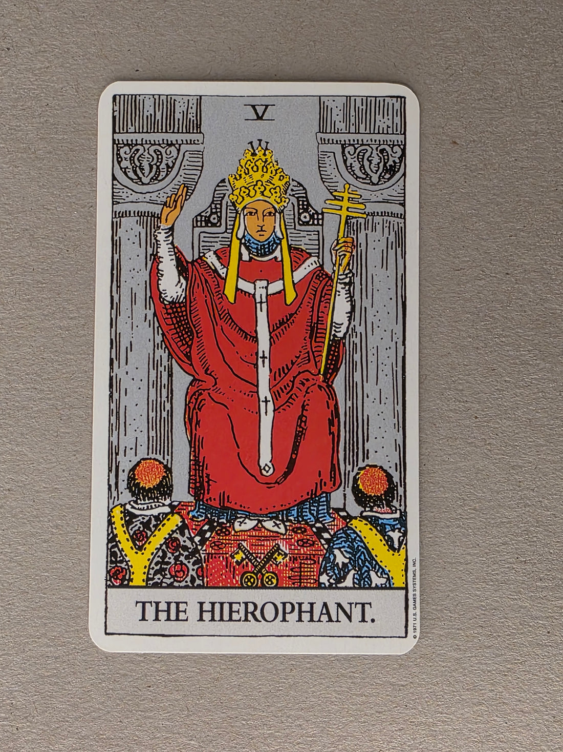 Rider Waite Tarot Hierophant Single Card Replacement