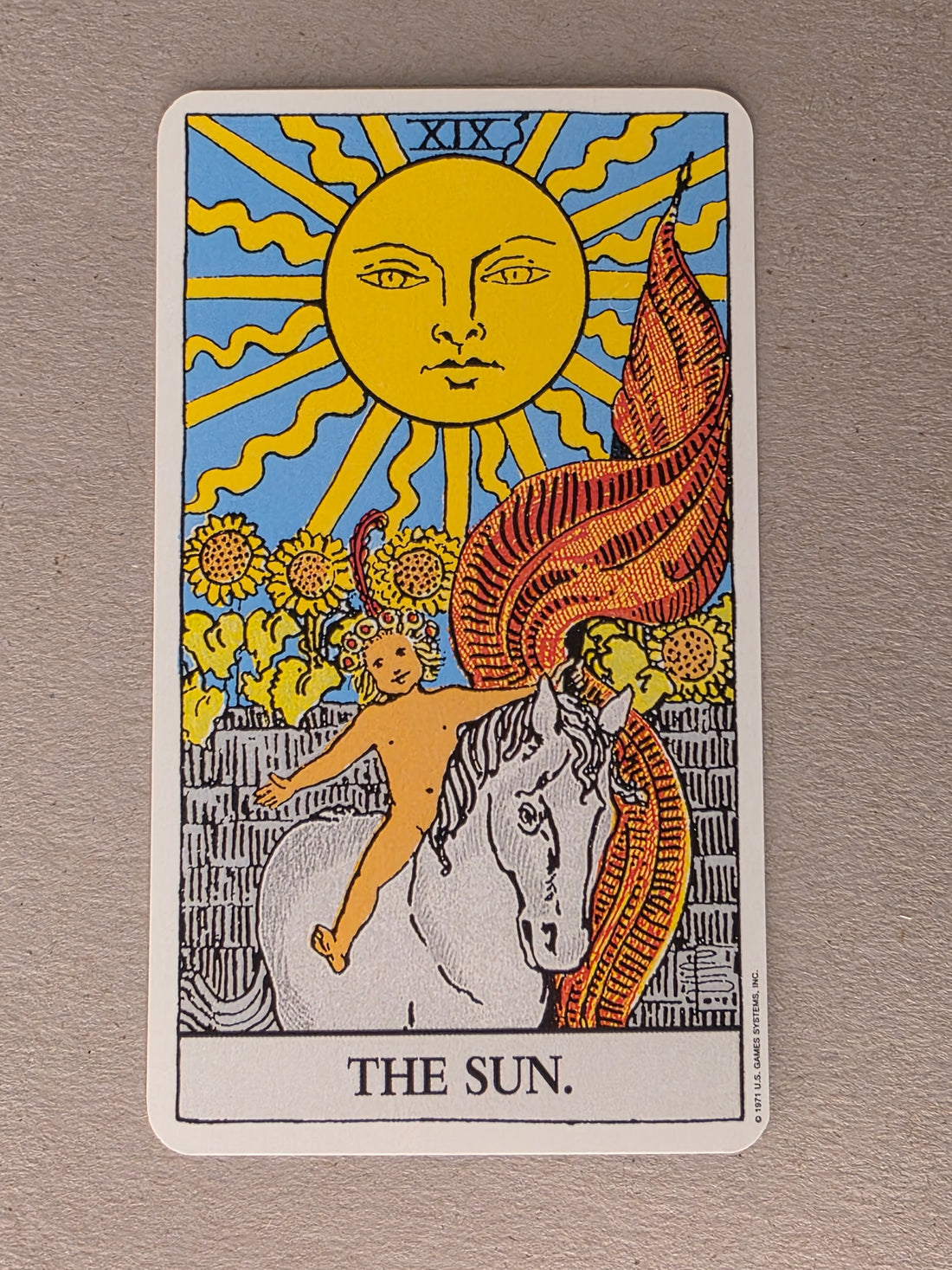 Rider Waite Tarot Sun Single Card Replacement