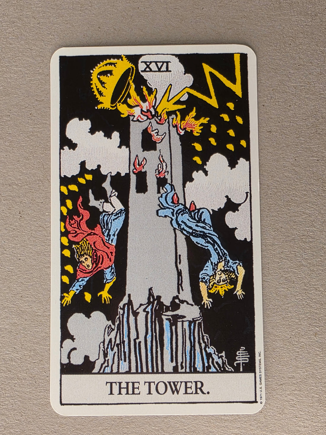 Rider Waite Tarot Tower Single Card Replacement