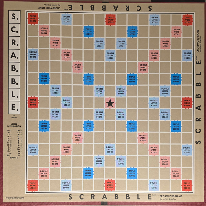 Scrabble Game Board – Classic Folding Board Only