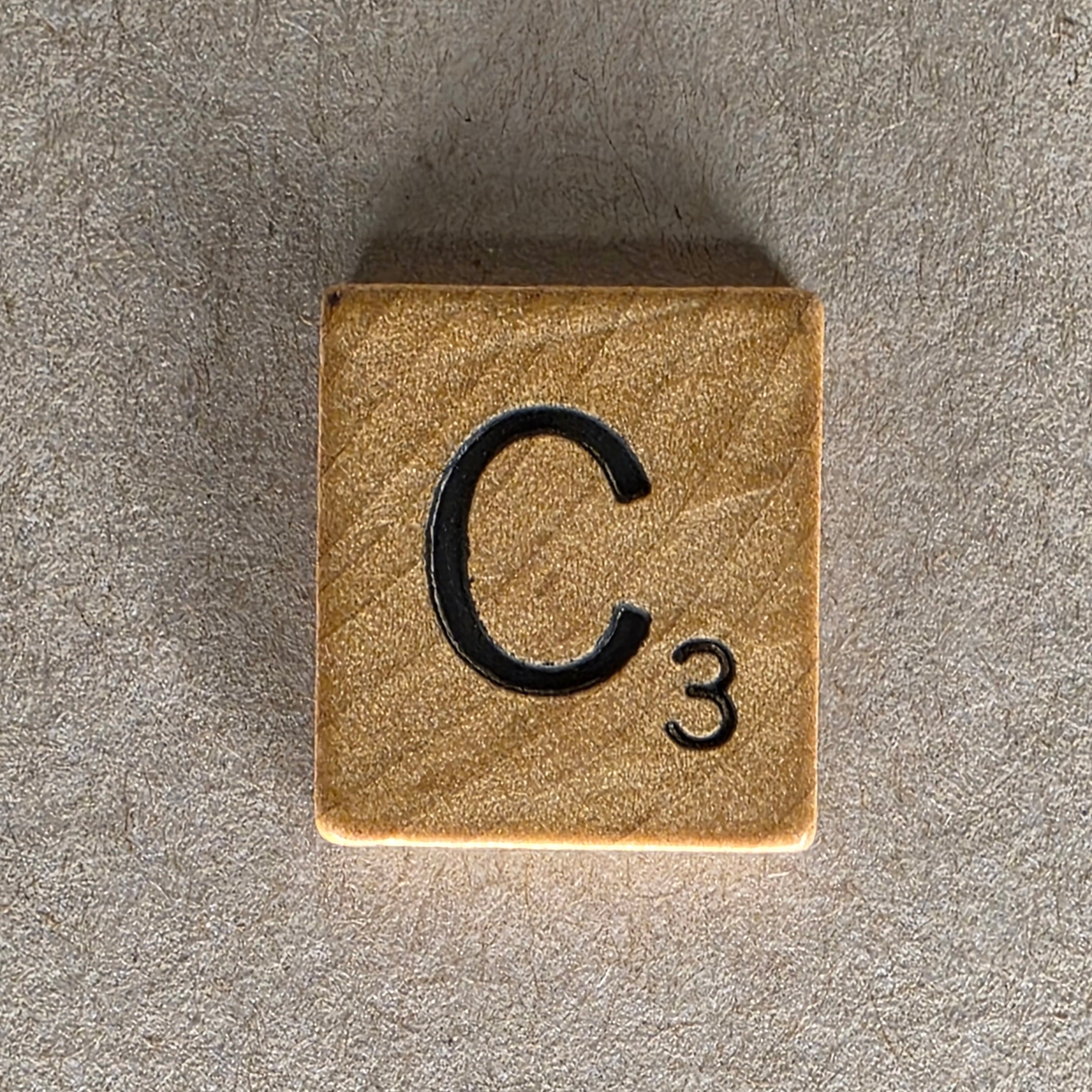 Scrabble Letter Tile Replacement  – C