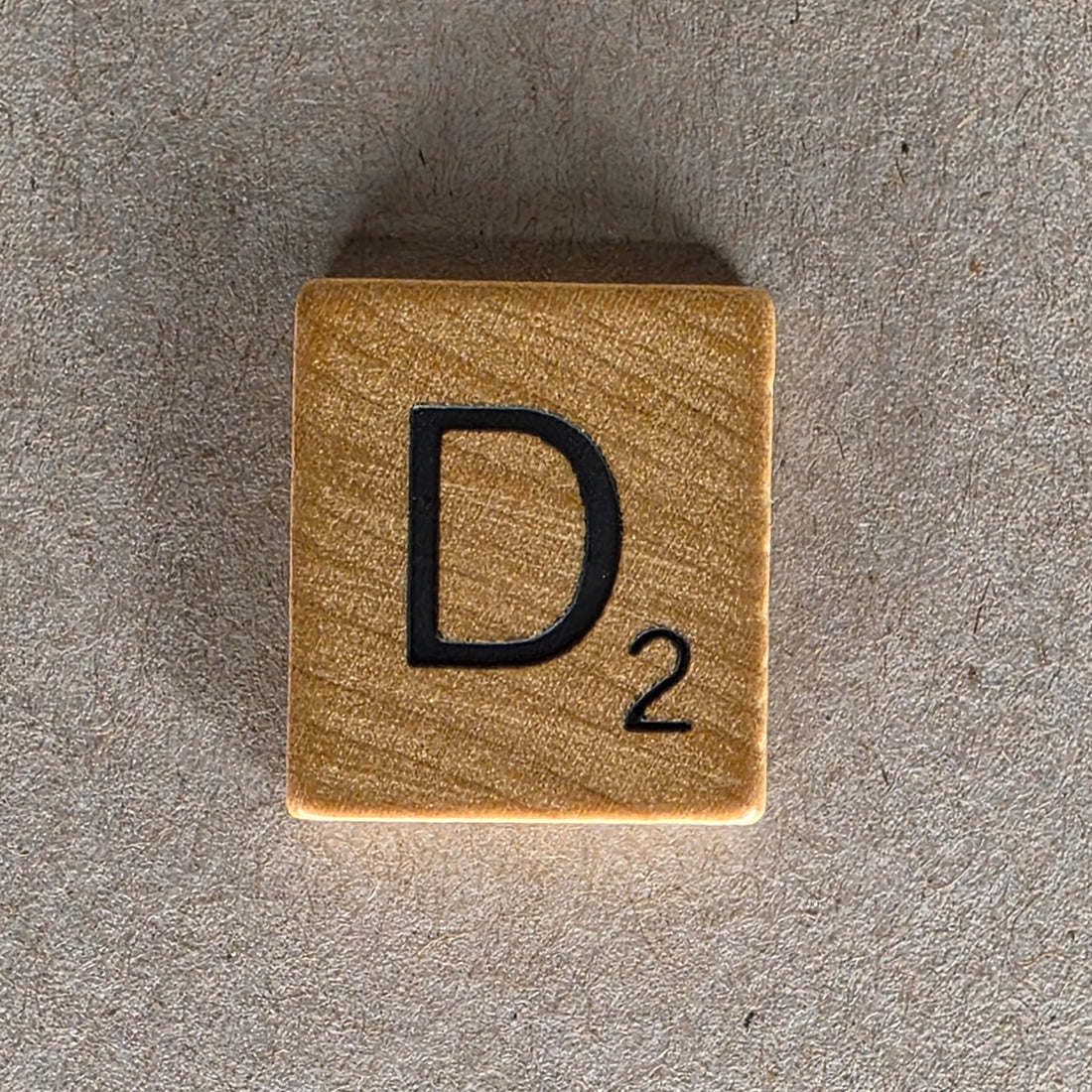 Scrabble Letter Tile Replacement  – D