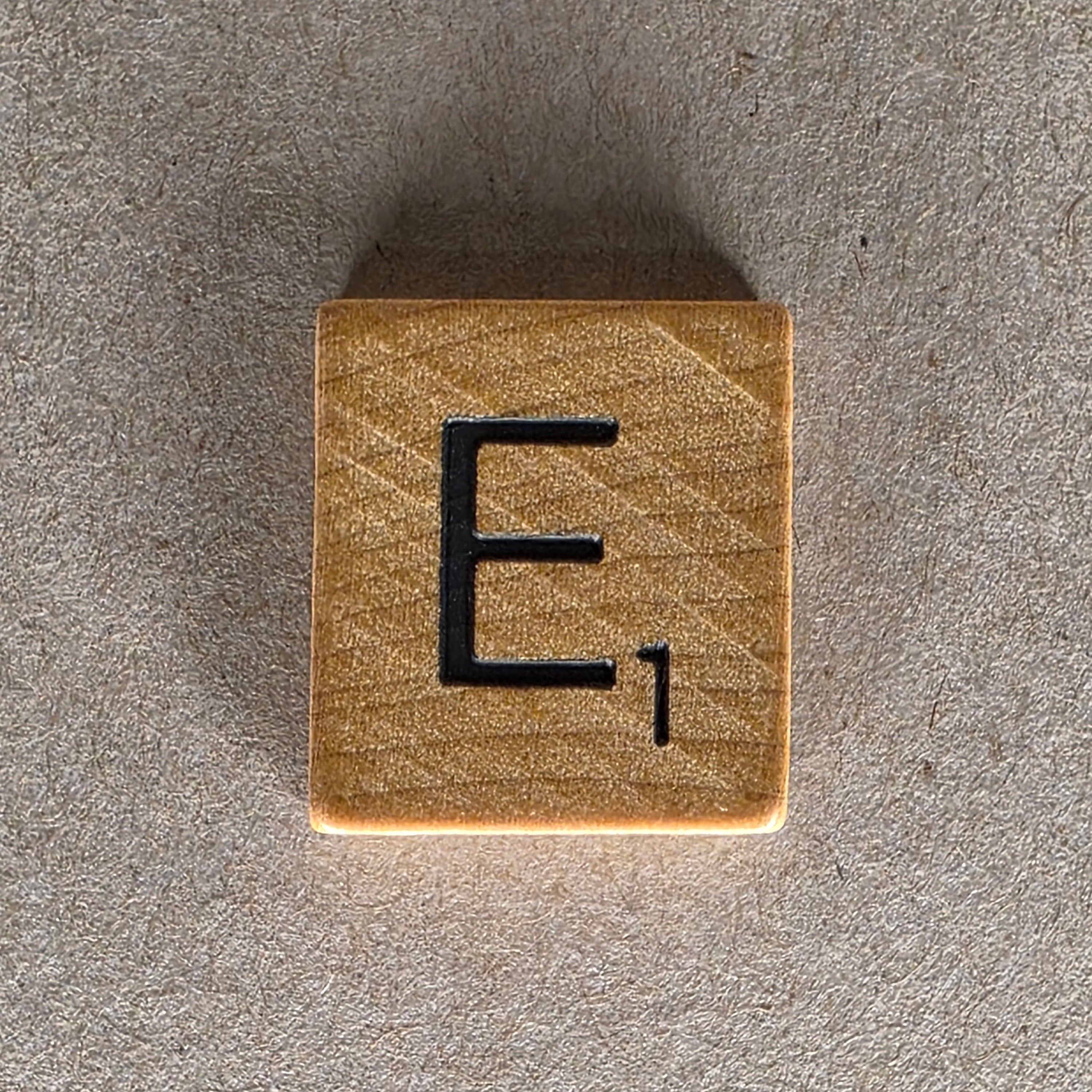 Scrabble Letter Tile Replacement  – E