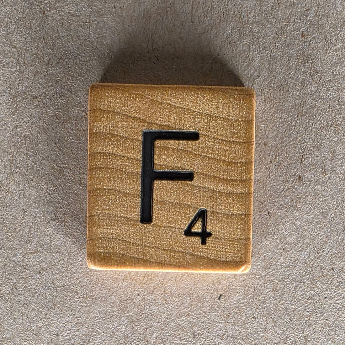 Scrabble Letter Tile Replacement  – F