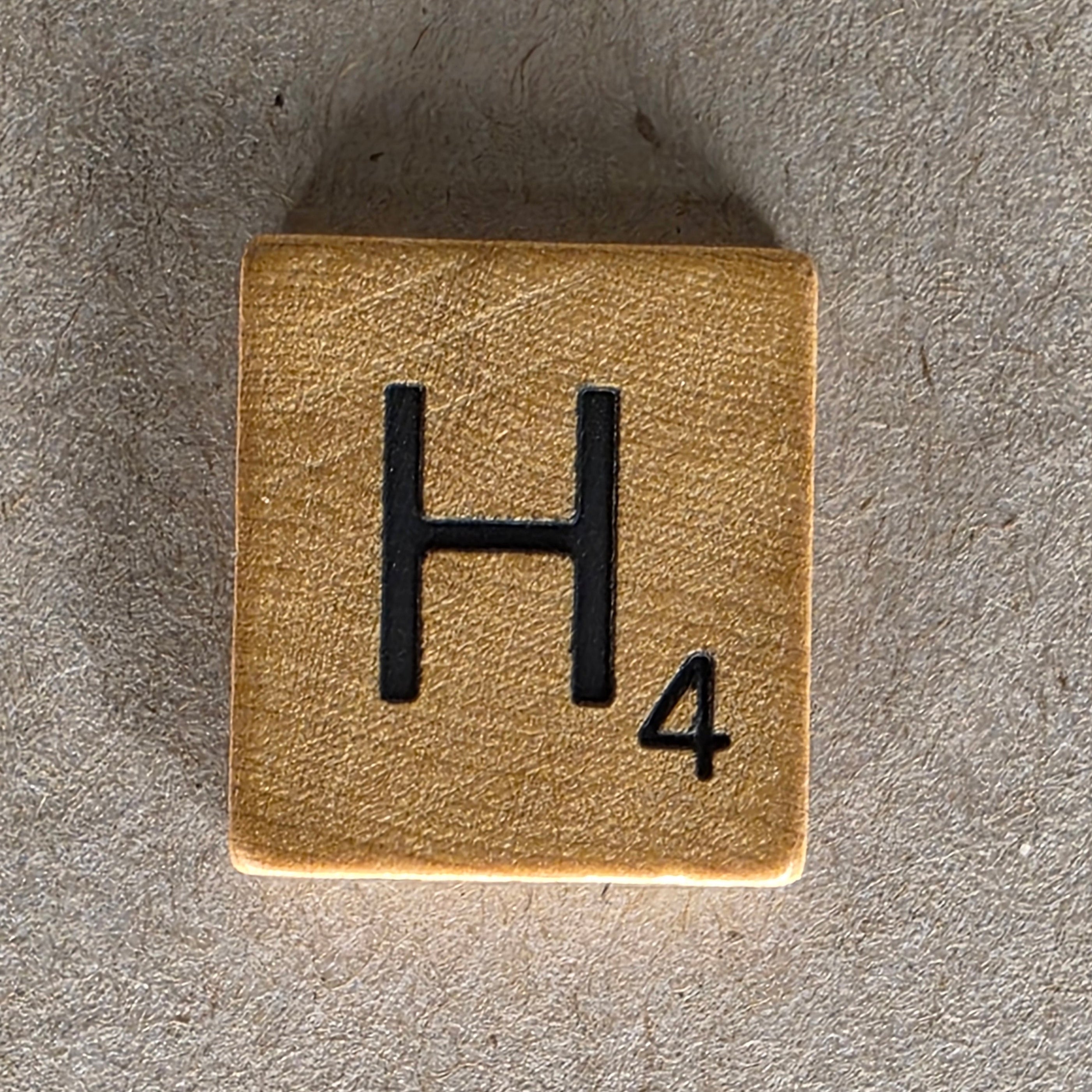 Scrabble Letter Tile Replacement  – H