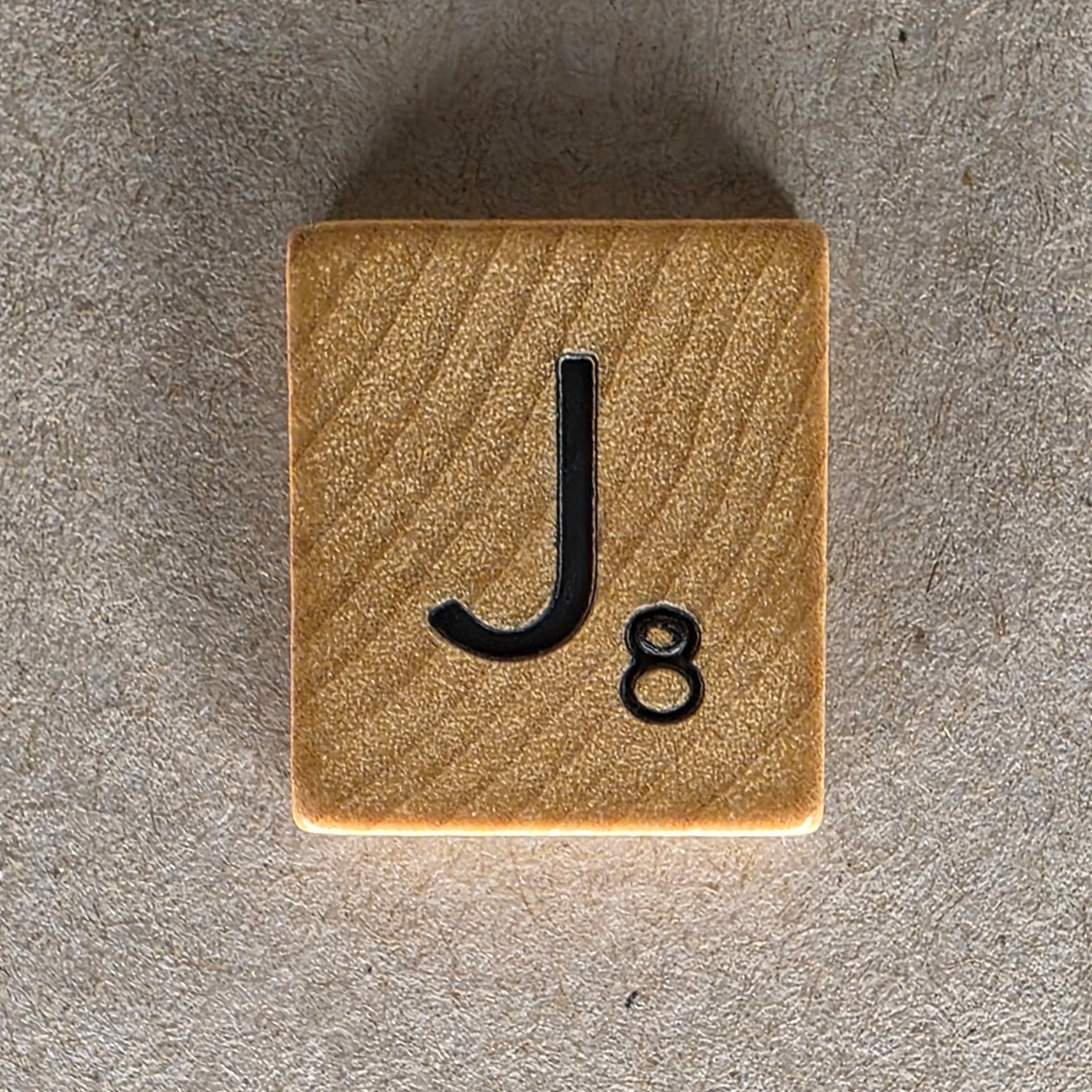 Scrabble Letter Tile Replacement  – J