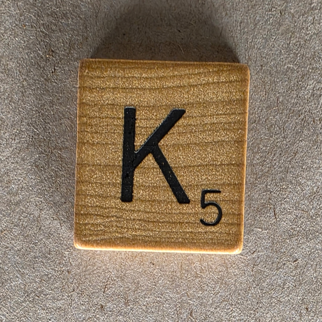Scrabble Letter Tile Replacement  – K
