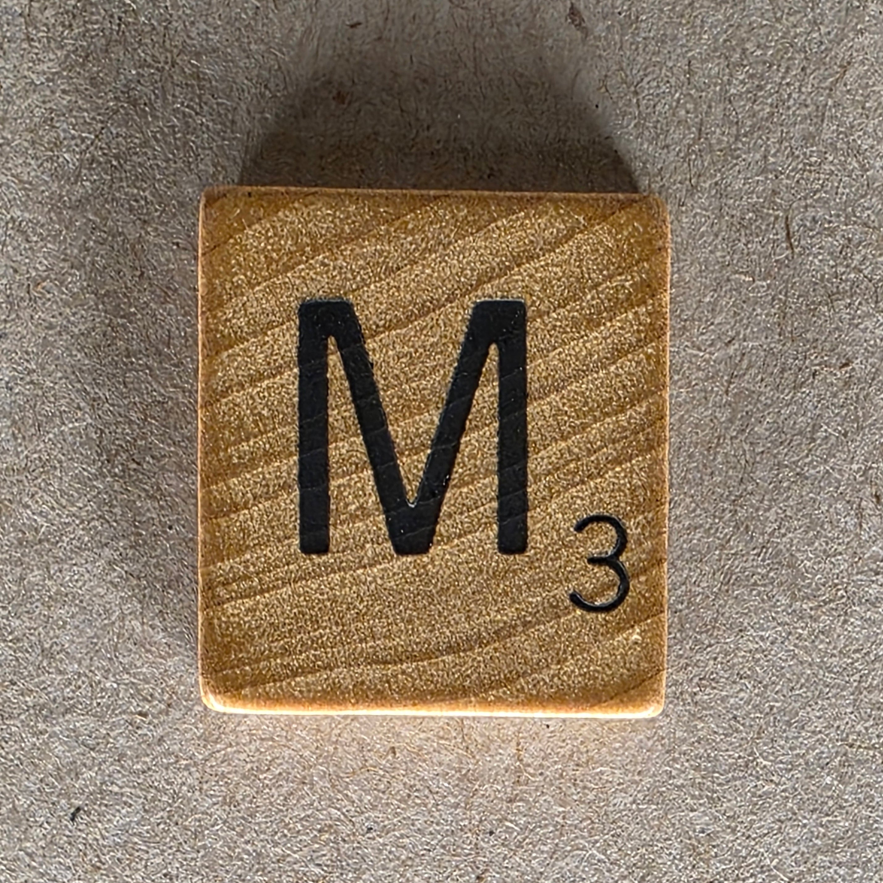 Scrabble Letter Tile Replacement  – M