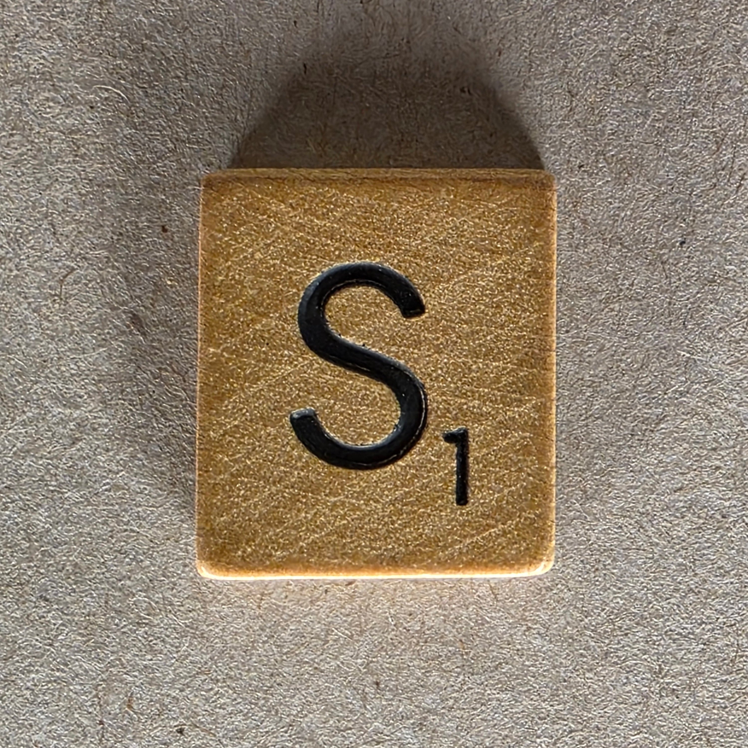 Scrabble Letter Tile Replacement  – S