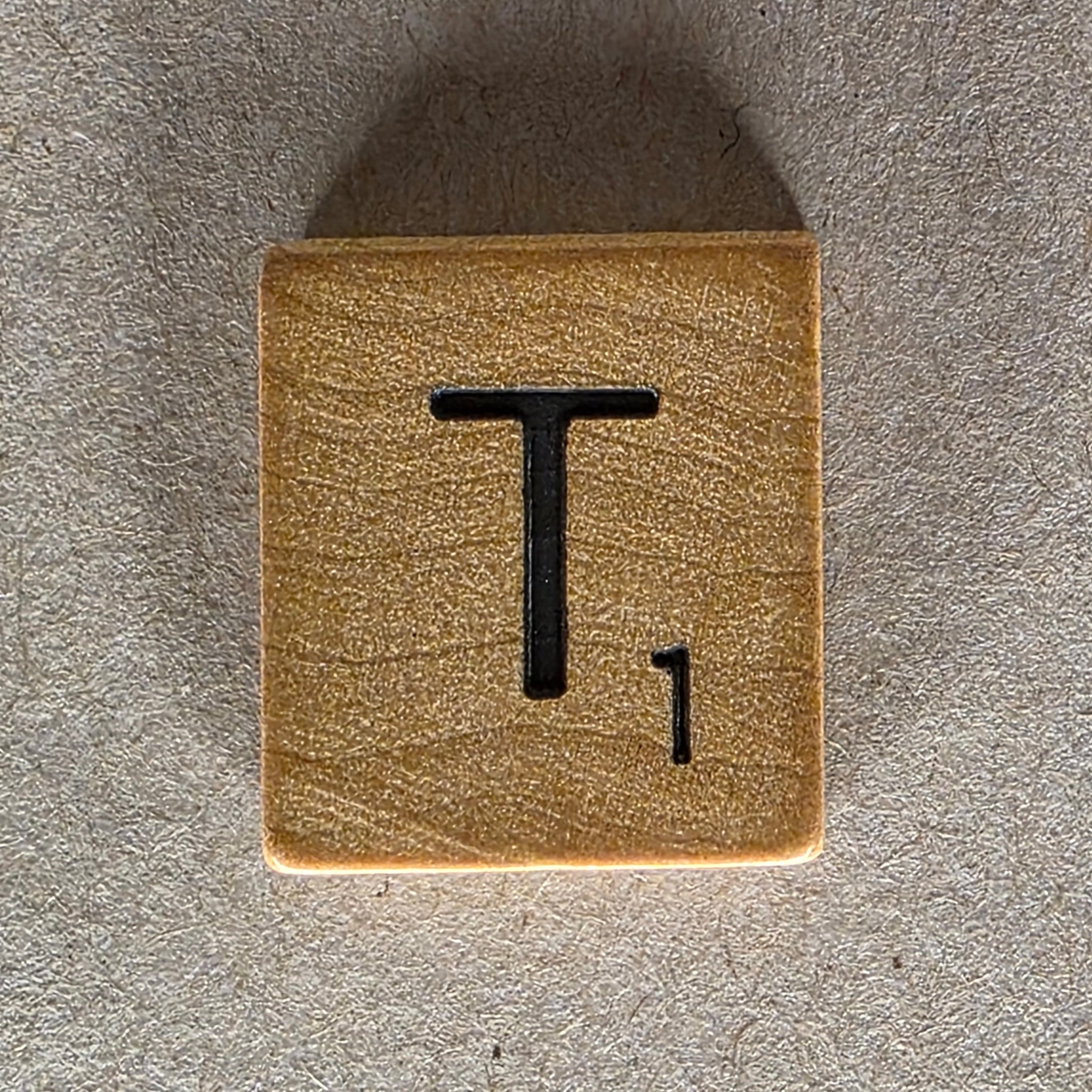 Scrabble Letter Tile Replacement  – T