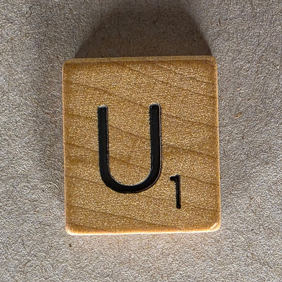 Scrabble Letter Tile Replacement  – U