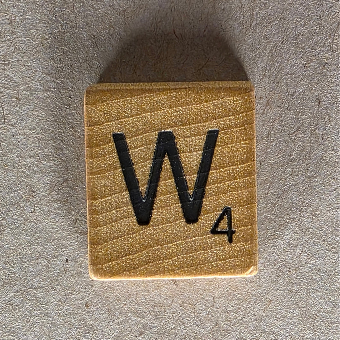 Scrabble Letter Tile Replacement  – W