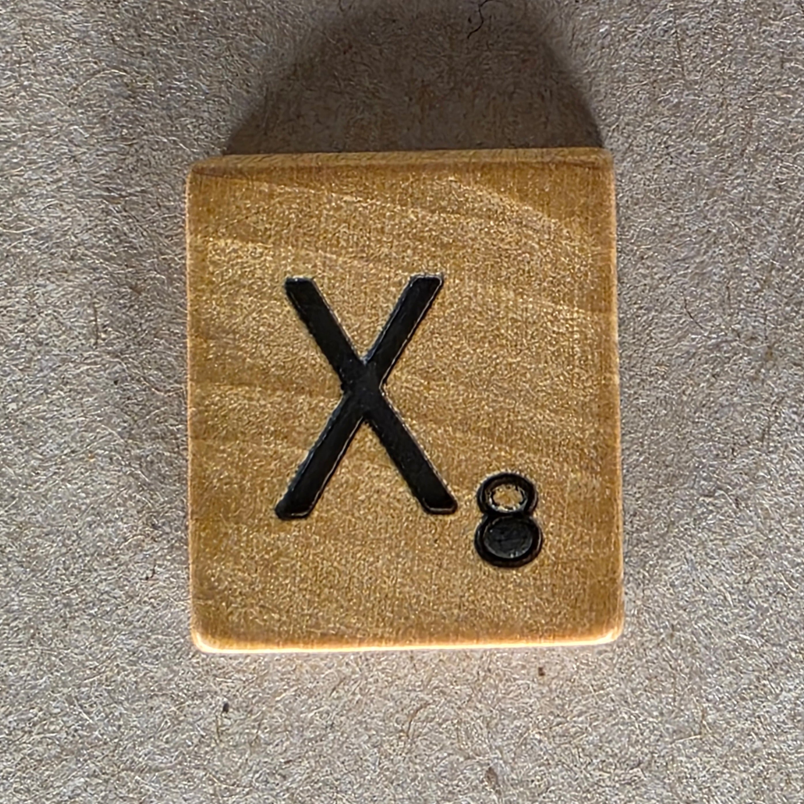 Scrabble Letter Tile Replacement  – X