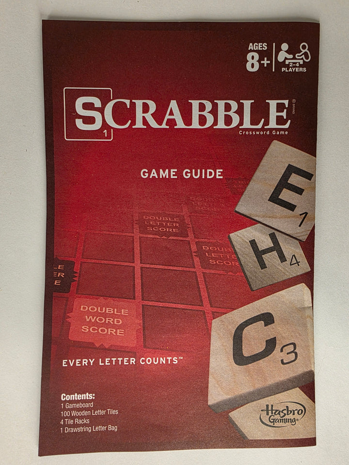 Scrabble Rulebook – Replacement Instructions