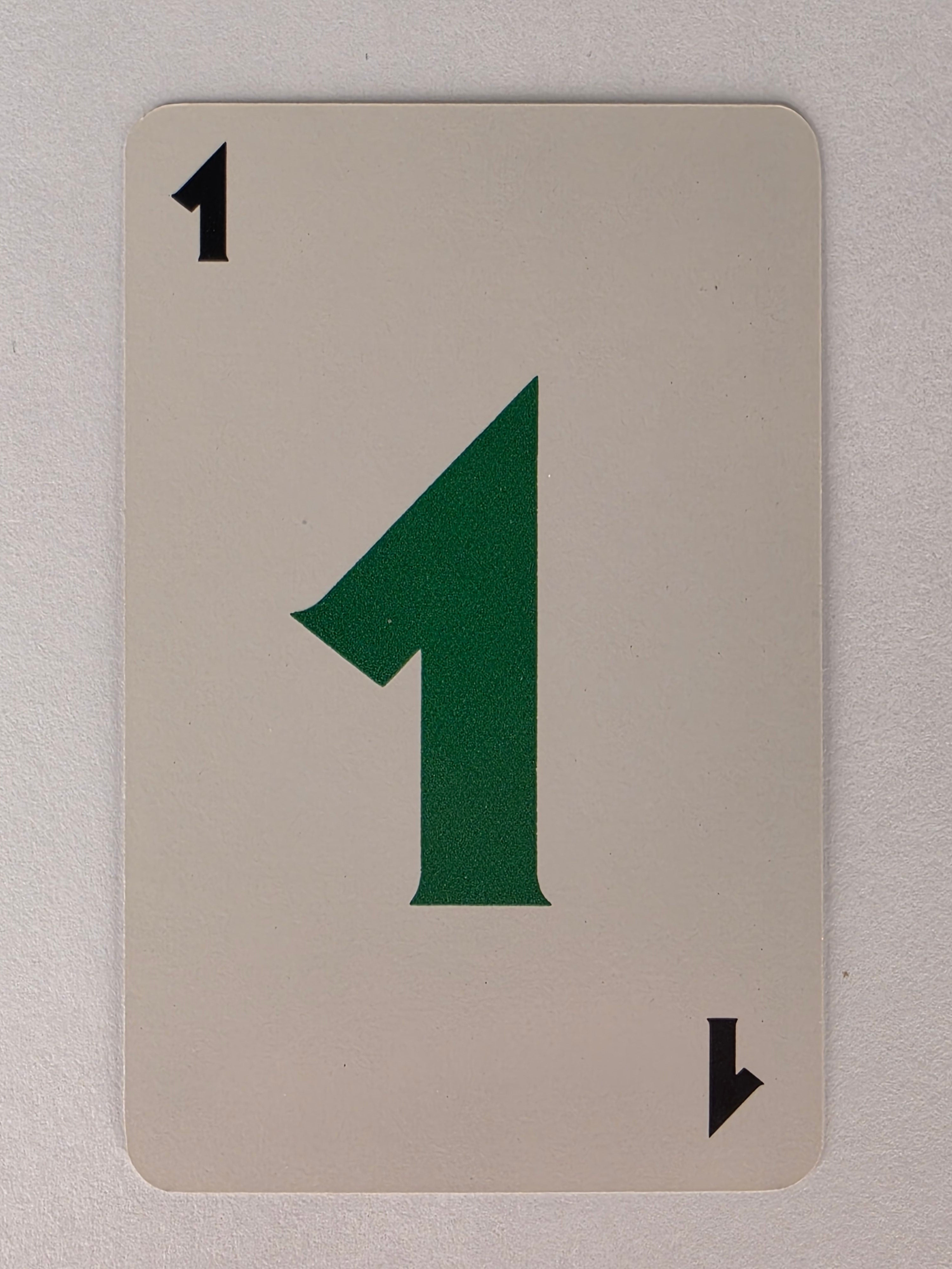 Skip-Bo Replacement Cards 1