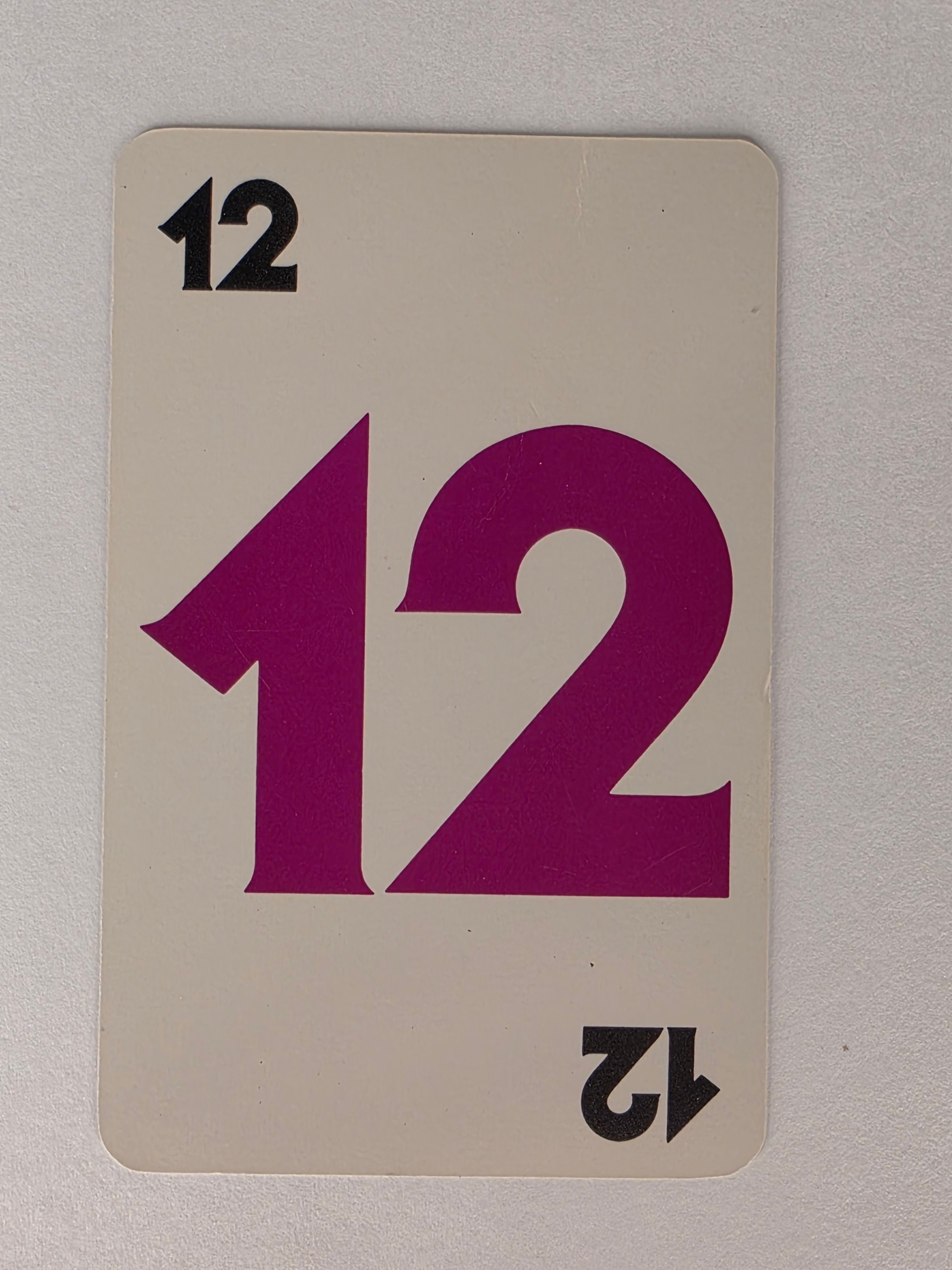 Skip-Bo Replacement Cards 12