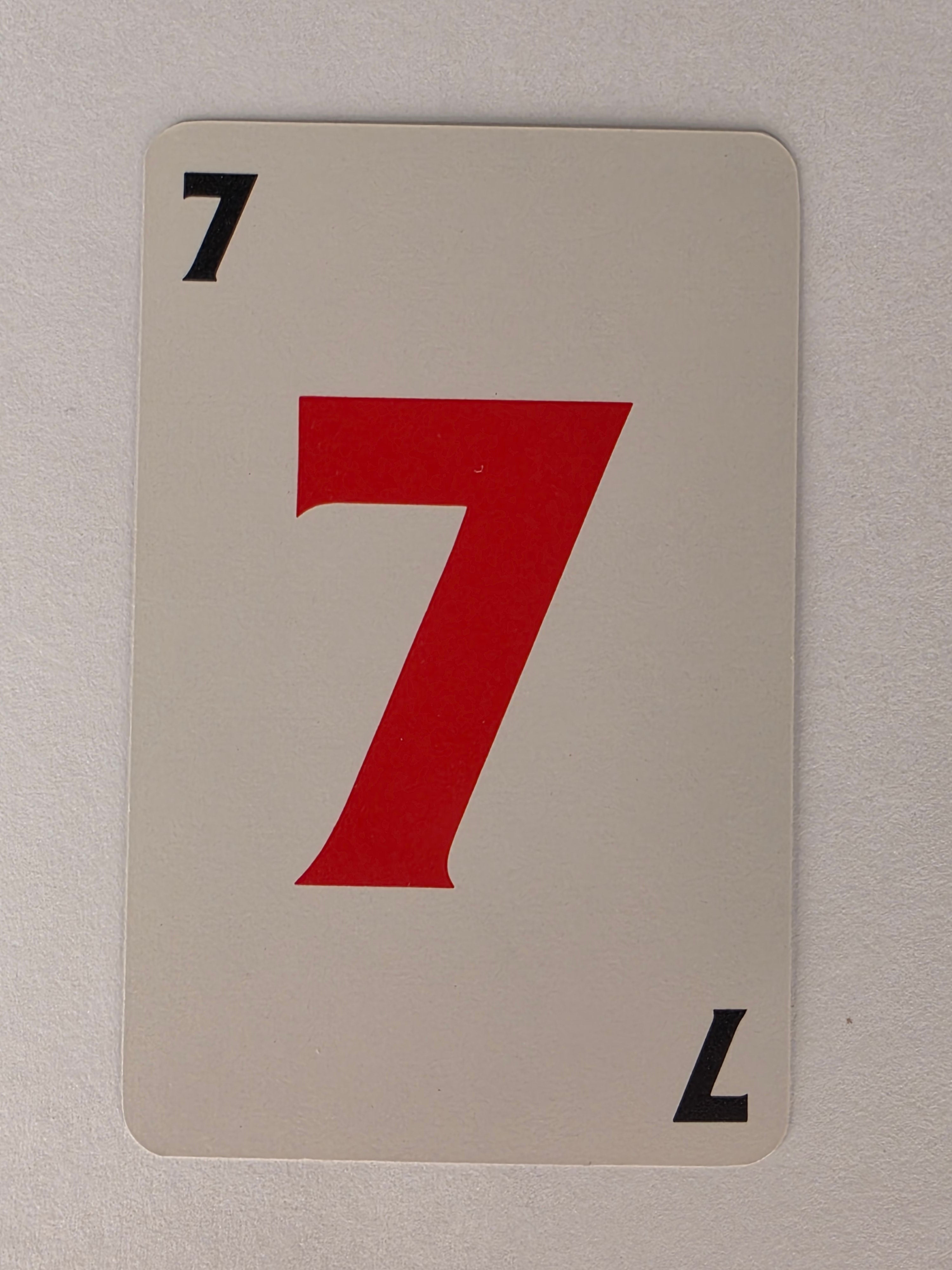 Skip-Bo Replacement Cards 7