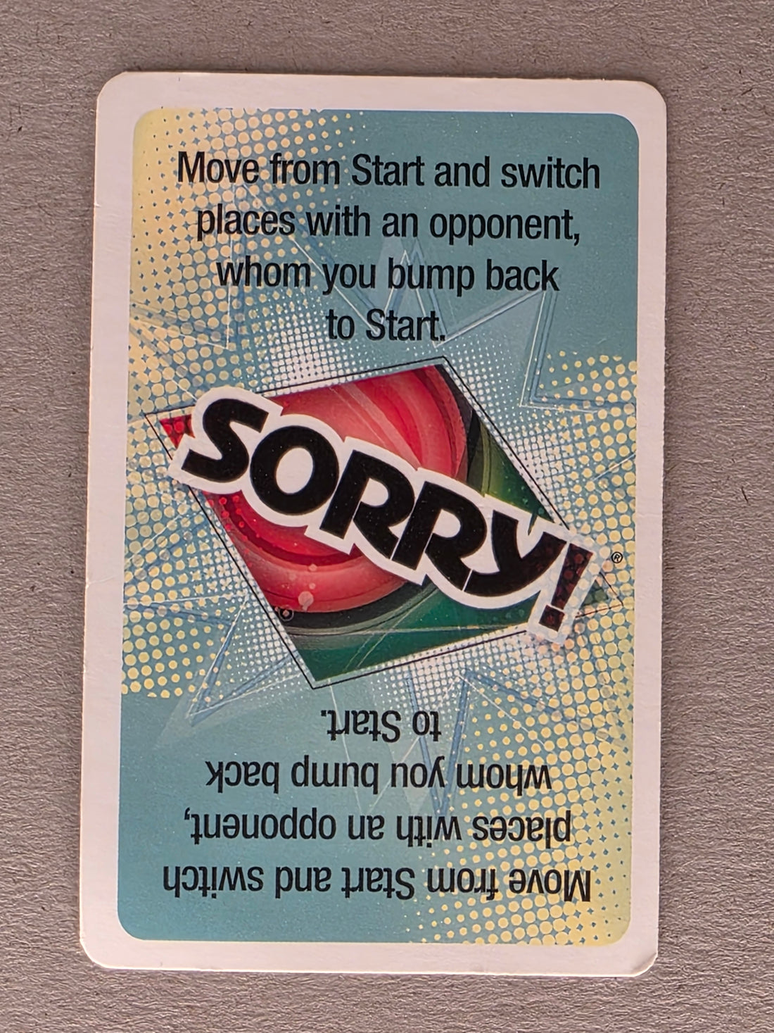 Sorry 2003 Edition Replacement Single Card