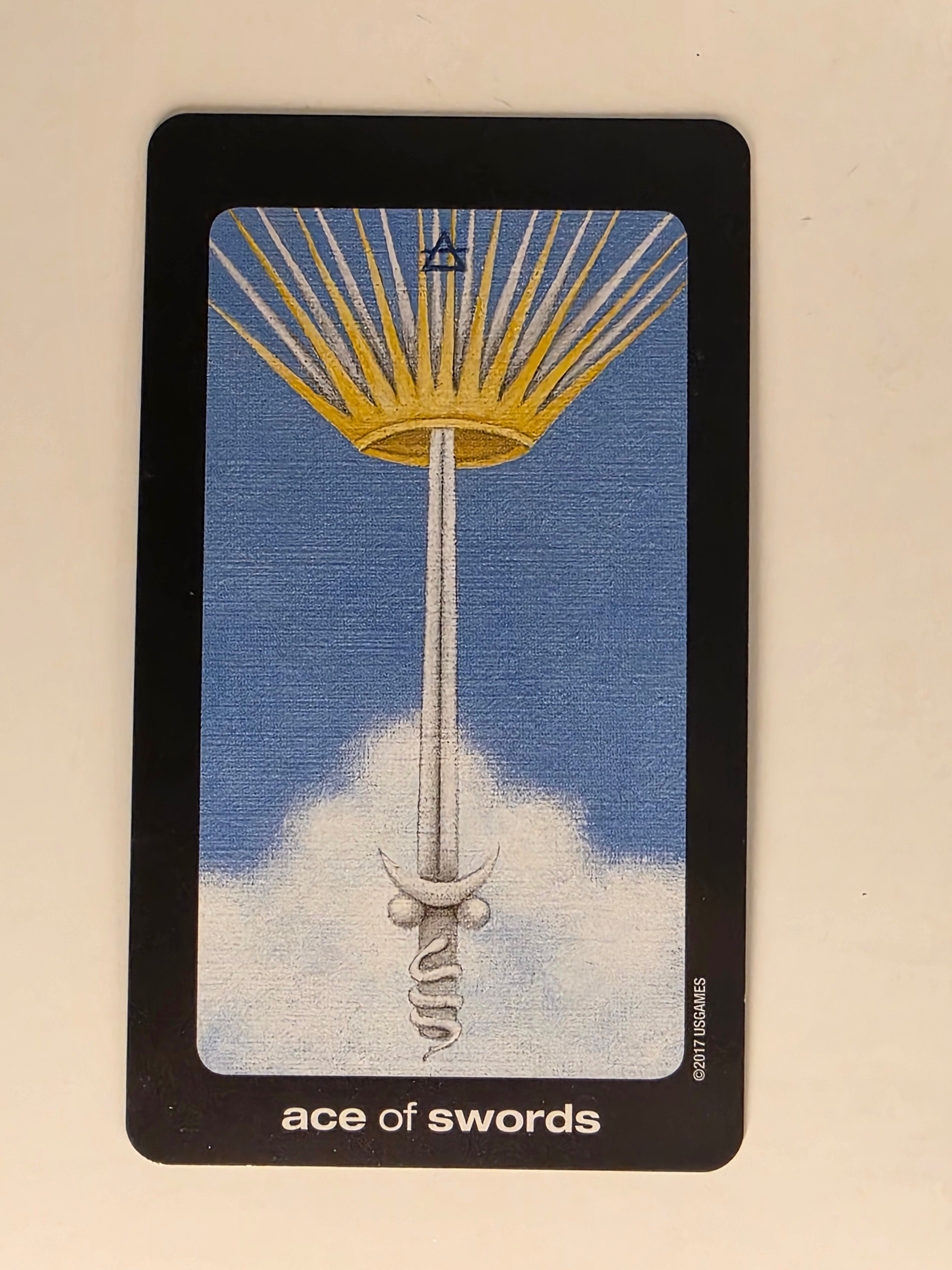 Sun and Moon Tarot Replacement Card Ace of Swords