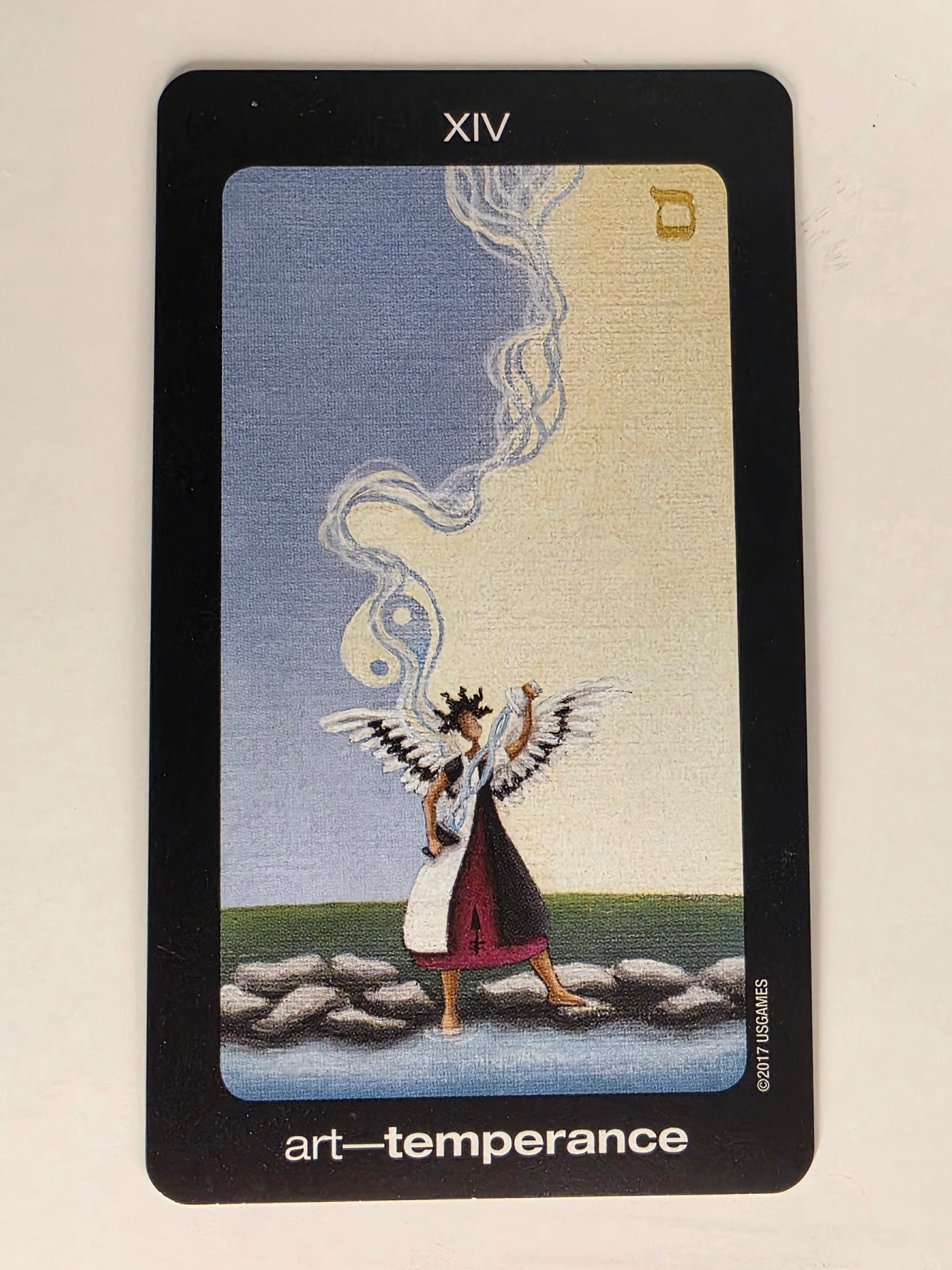 Sun and Moon Tarot Replacement Card Art Temperance