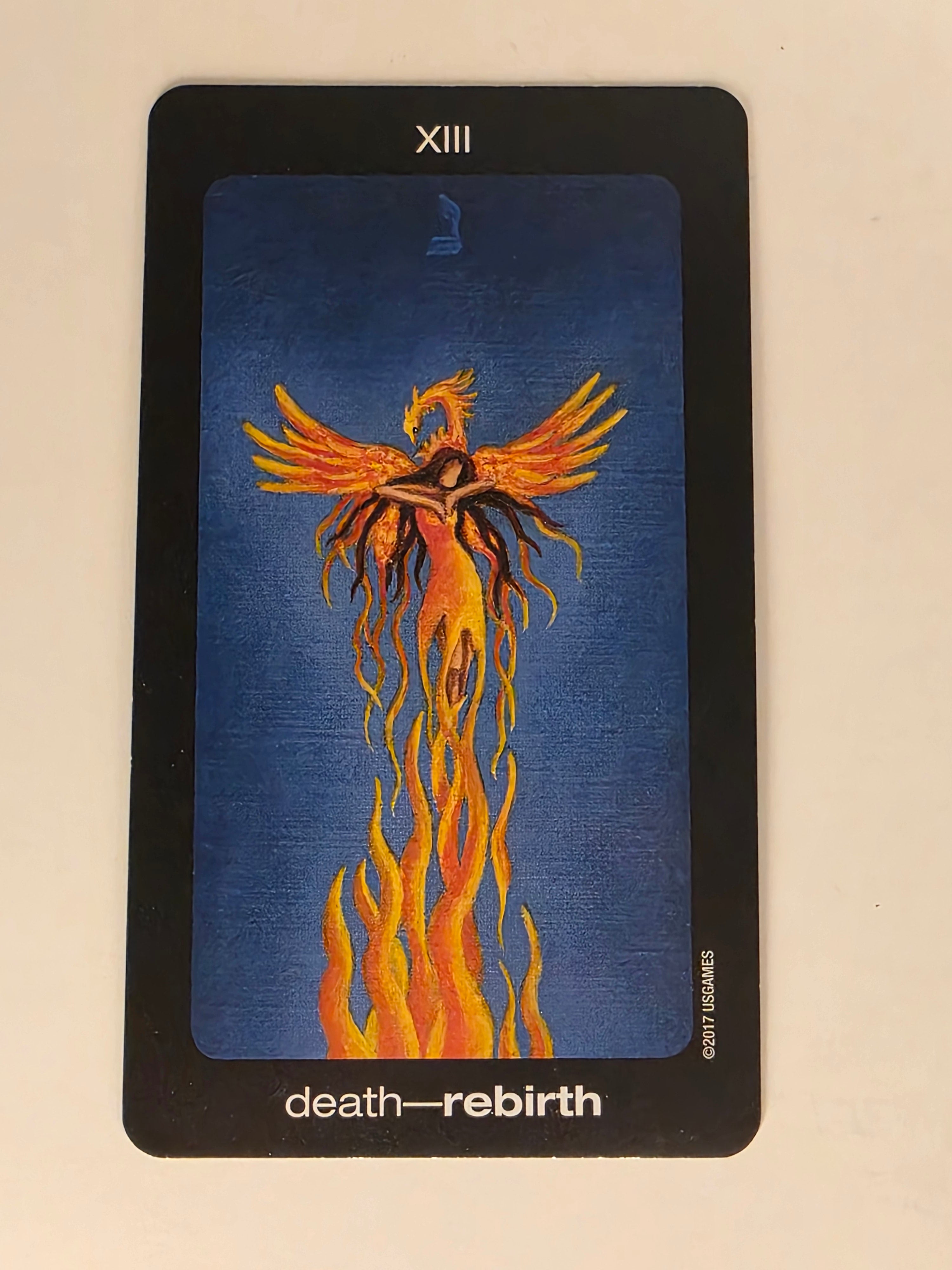 Sun and Moon Tarot Replacement Card Death Rebirth