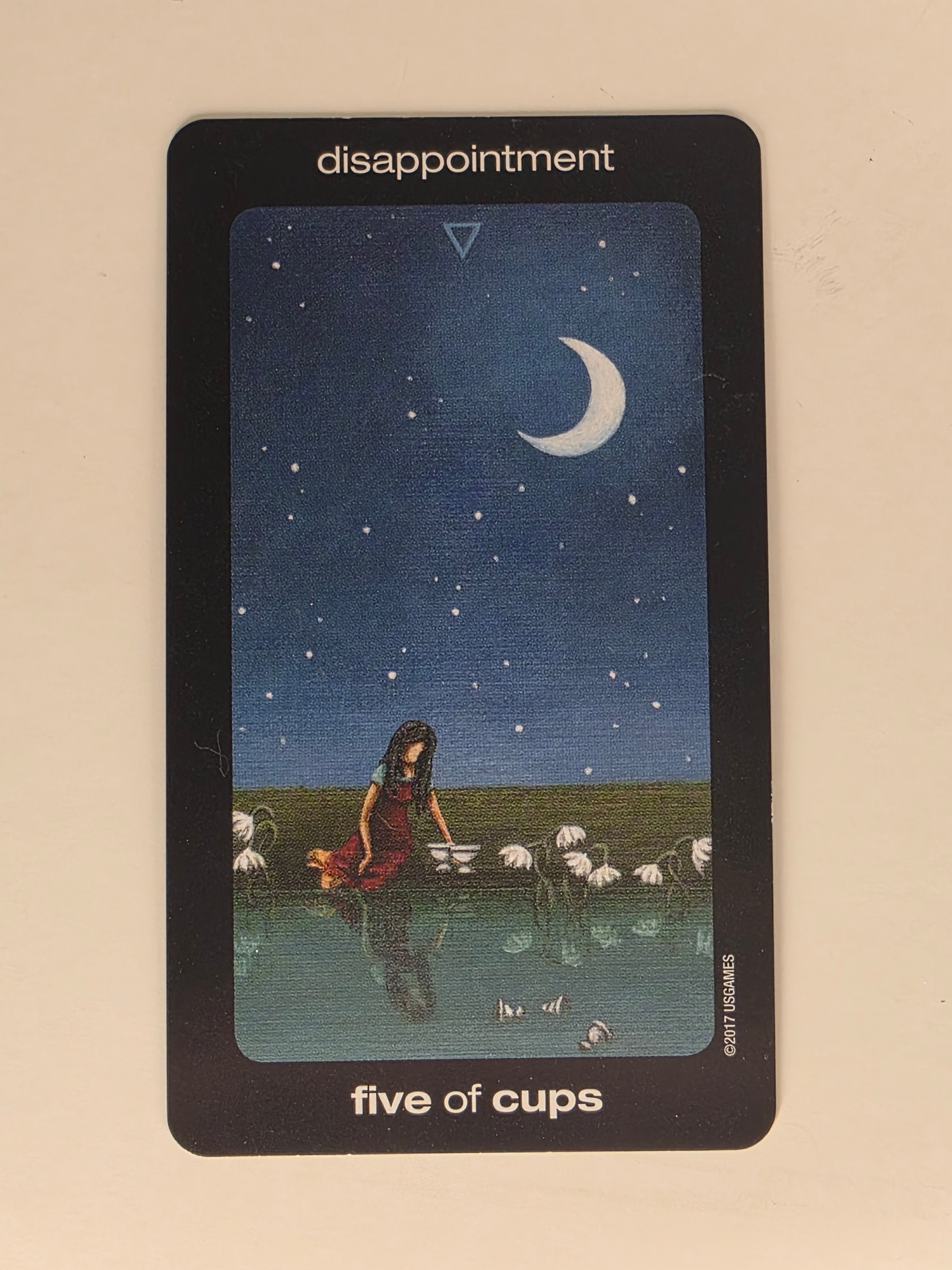 Sun and Moon Tarot Replacement Card Five of Cups
