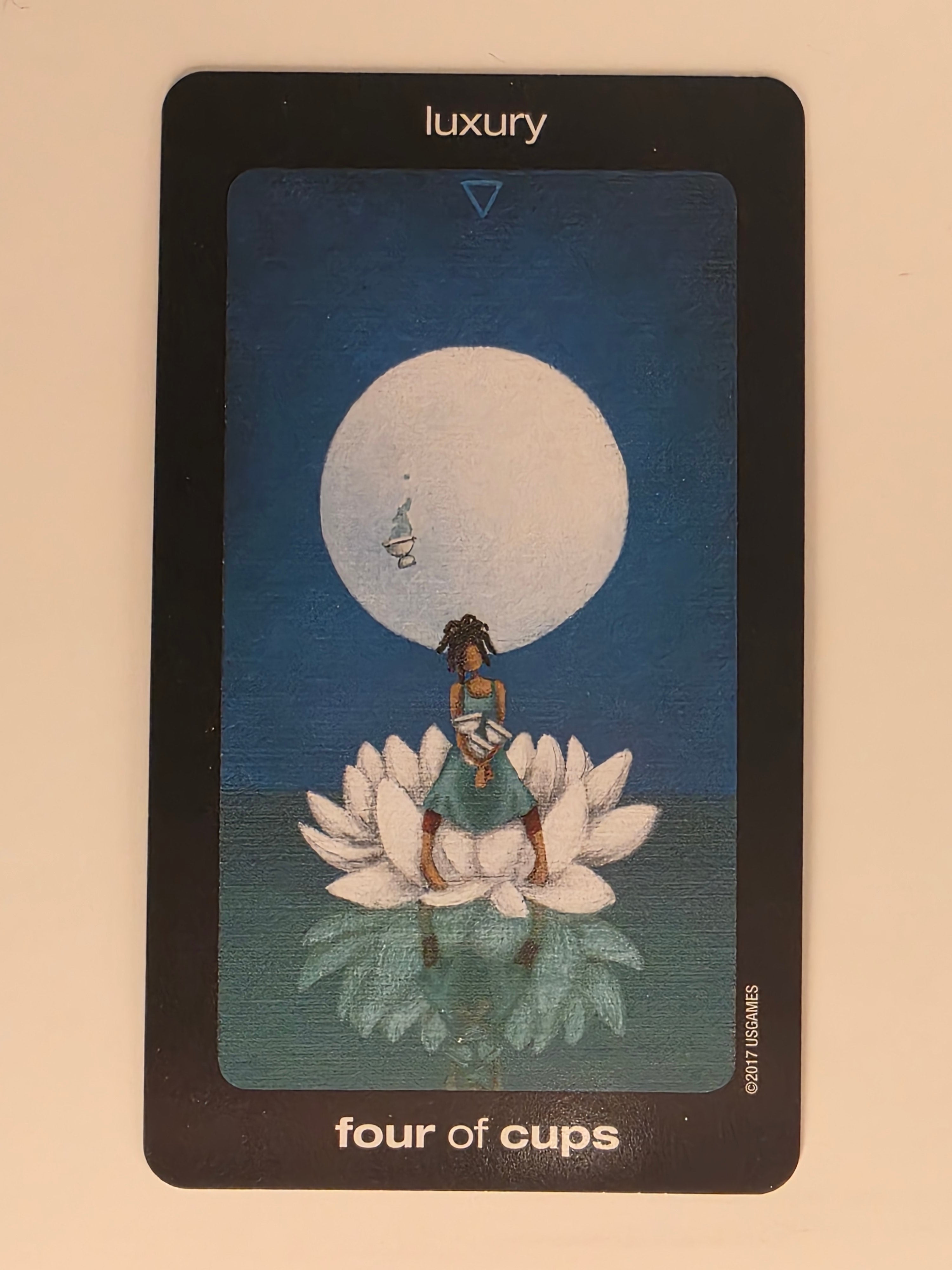 Sun and Moon Tarot Replacement Card Four of Cups