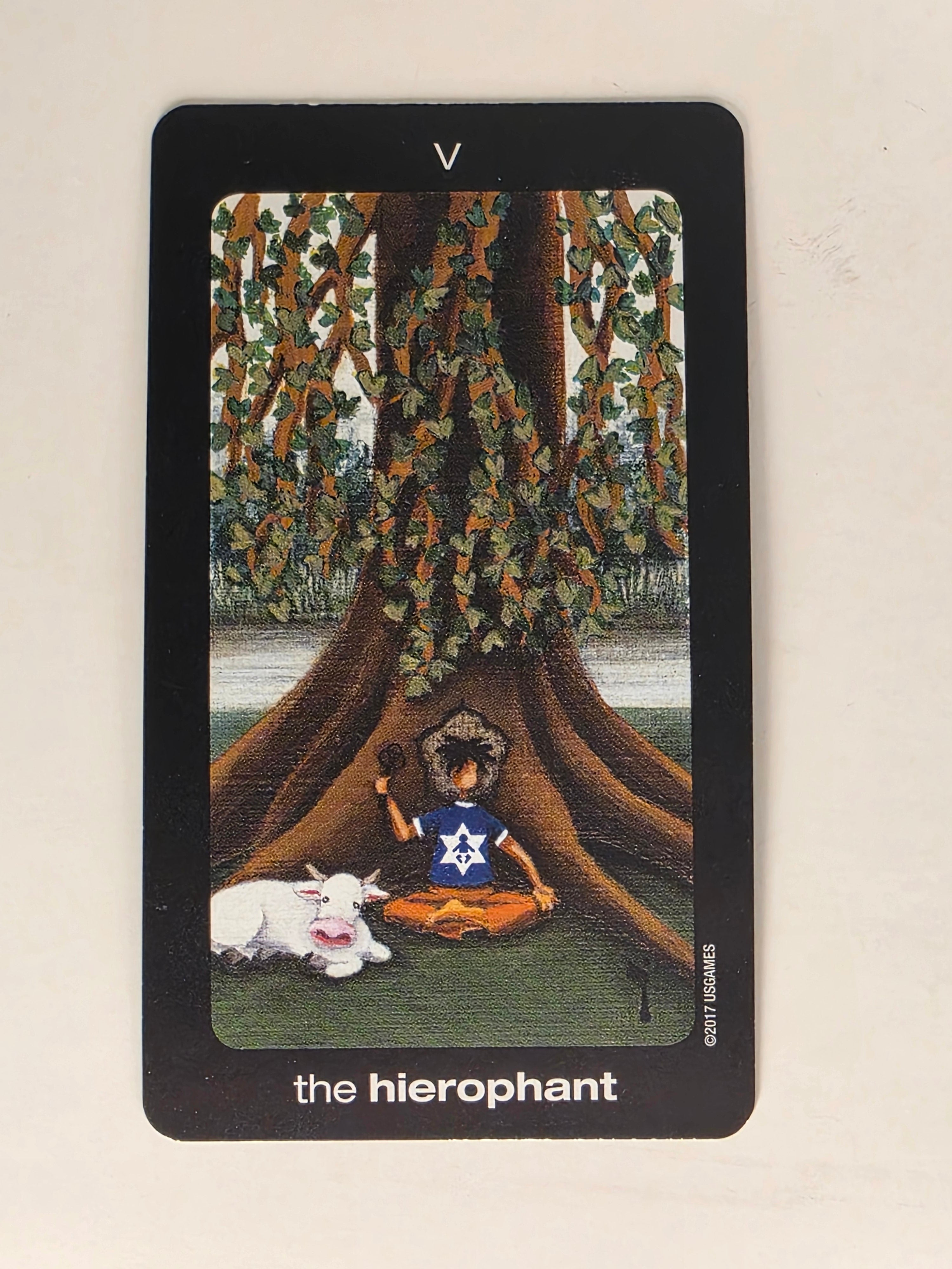 Sun and Moon Tarot Replacement Card Hierophant