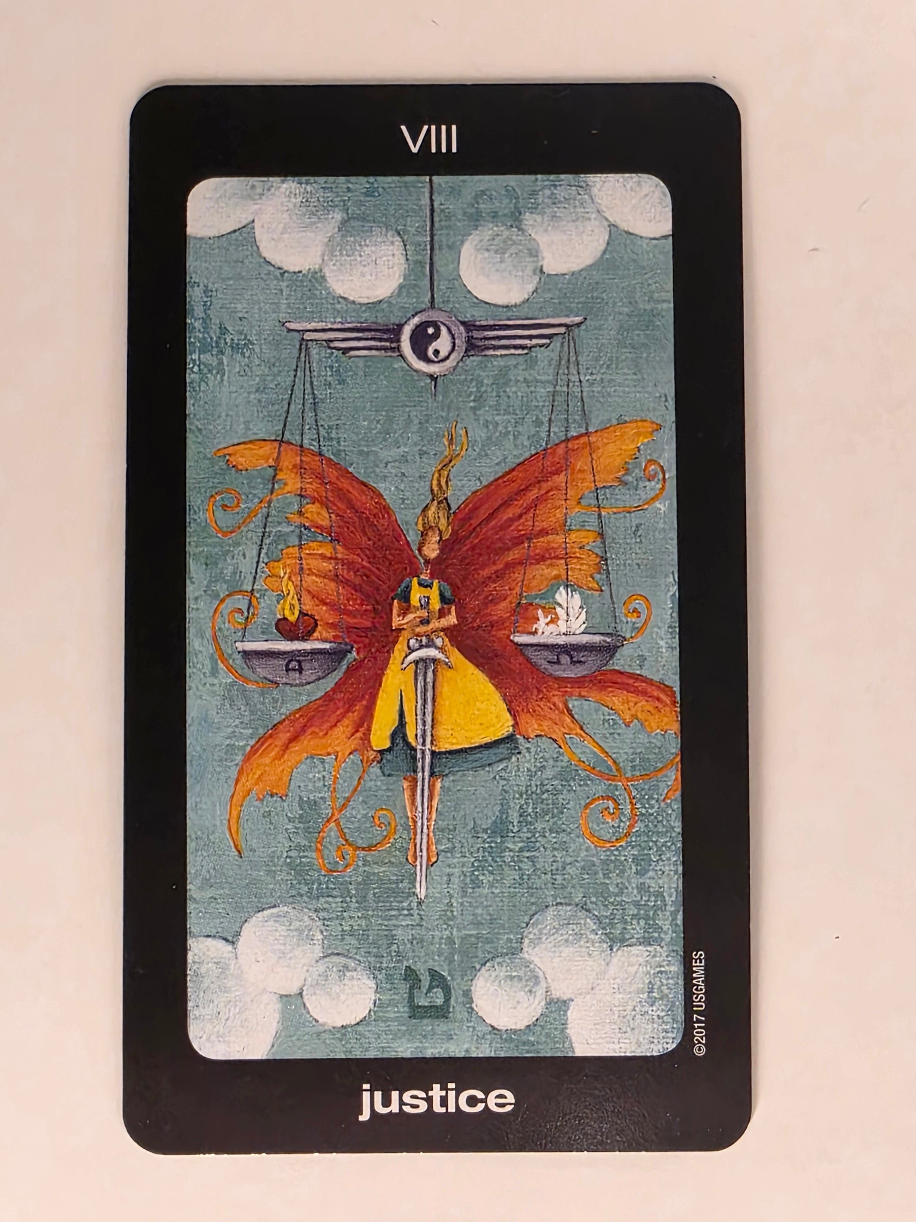 Sun and Moon Tarot Replacement Card Justice