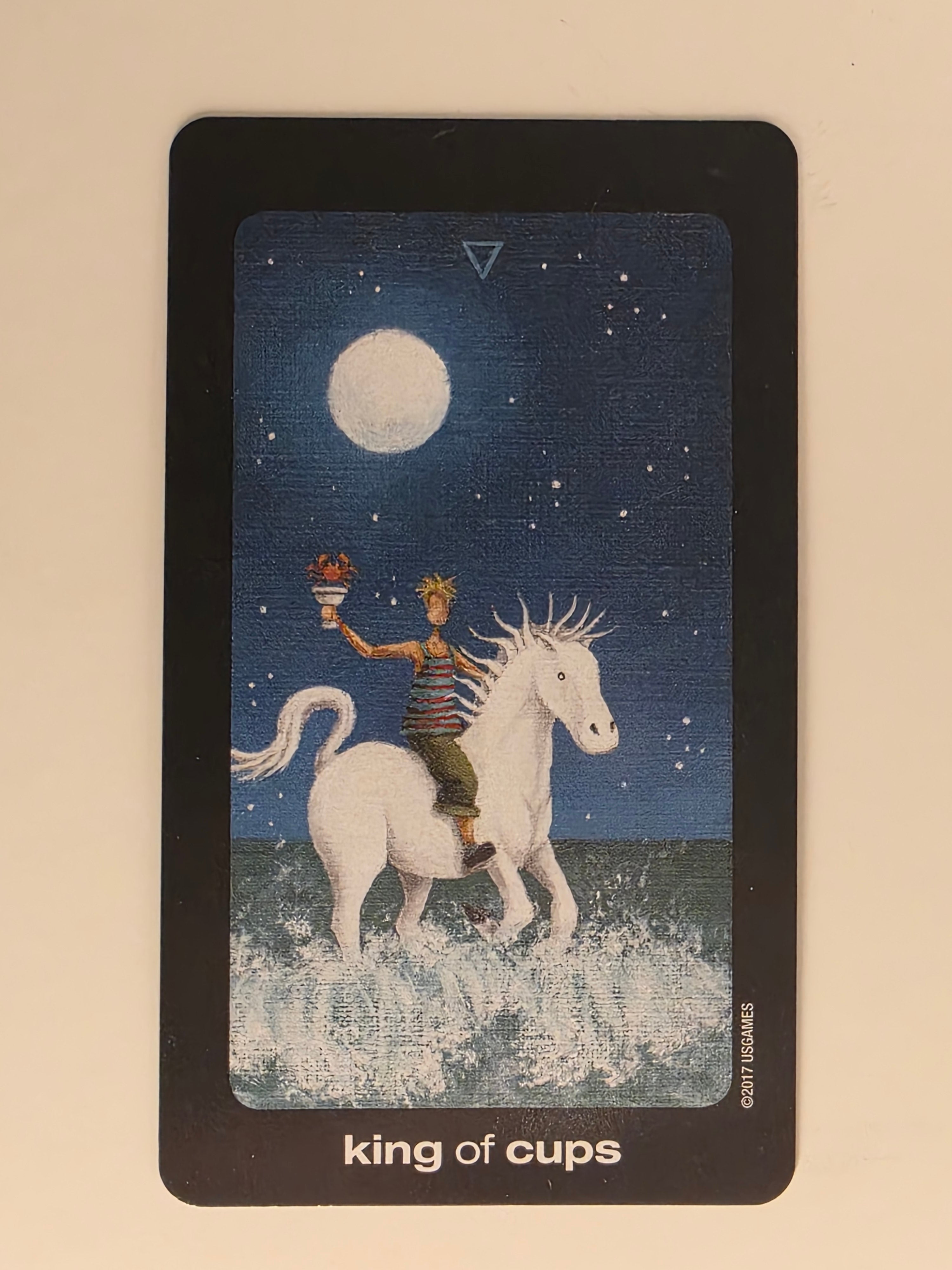 Sun and Moon Tarot Replacement Card King of Cups